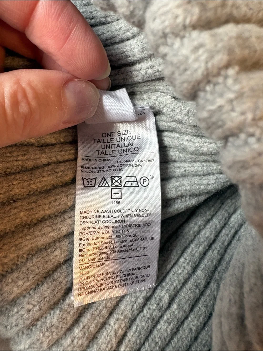 GAP soft ribbed